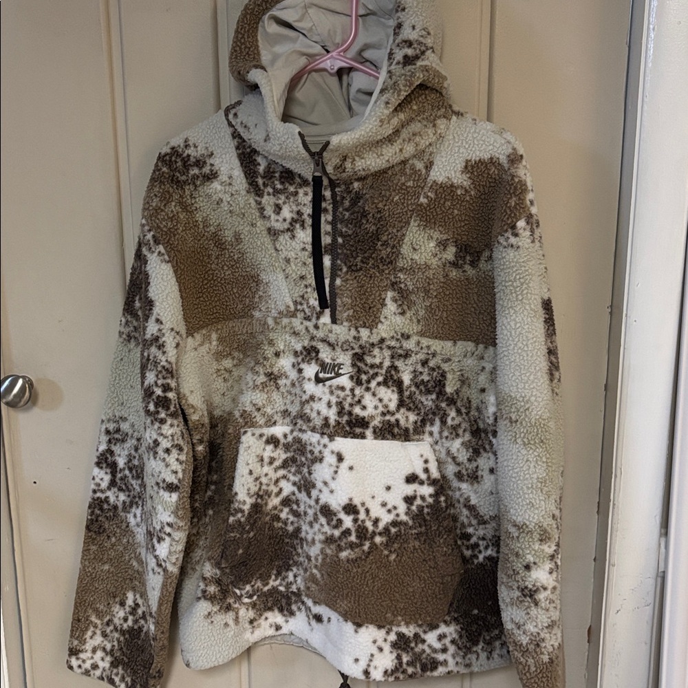 Nike Sherpa Hoodie 3/4 Zipper